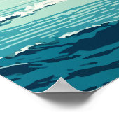 ニューポートロードアイランドヨットレースヴィンテージ ポスター (角)