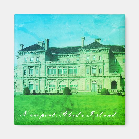 ニューポートロードアイランド海遺産 マグネット (正面)