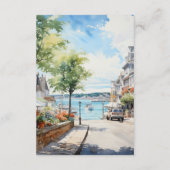 ニューポートロードアイランド結婚ズゲスト詳細 エンクロージャーカード (裏面)