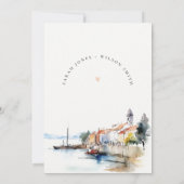 ニューポートロードアイランド統一された州結婚ズ 招待状 (裏面)