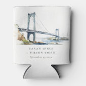 ニューポートロードアイランド統一された州結婚ズ 缶クーラー (正面)