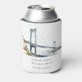 ニューポートロードアイランド統一された州結婚ズ 缶クーラー (缶裏面)