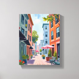 ニューポートロードアイランド絵画 キャンバスプリント