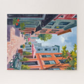 ニューポートロードアイランド絵画 ジグソーパズル (横)