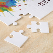 ニューポートロードアイランドUSAスカイライン ジグソーパズル (側面)