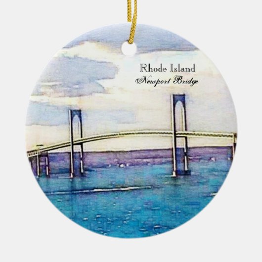 ニューポート橋オーナメント セラミックオーナメント (正面)
