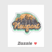 ニューポート、アーカンソー・ステッカー シール (シート)
