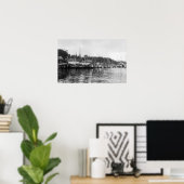 ニューポート、オレゴン州ウォーターフロントビュー魚釣り艦隊 ポスター (ホームオフィス)