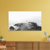 ニューポート、オレゴン州ヤキナライトハウスからゴルフ キャンバスプリント (インサイチュ (リビング))