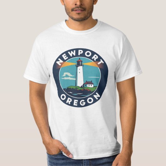 ニューポート, オレゴン州 Tシャツ (正面)