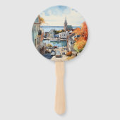 ニューポート、ロードアイランド行き先結婚式 ハンドファン (裏面)