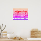 ニューポート, RIクリフウォークマンション – ギルデッド時代 ポスター (キッチン)