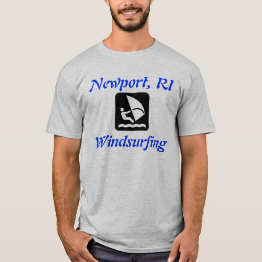 ニューポート, RI ウィンドサーフィン Tシャツ (正面)