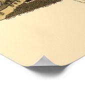 ニューポートPAパノラママップ – 1895 ポスター (角)