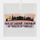 ニューポートRIシティスカイラインガラスオーナメント ガラスオーナメント (裏面)