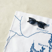 ニューポートRIパーソナライズされたバチェロレッテ週末 ビーチタオル (インサイチュ)