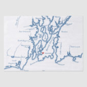 ニューポートRIマップエレガントネイビーブルー 薄葉紙 (正面)