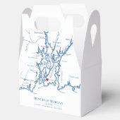 ニューポートRI宛先ウェディングエレガント フェイバーボックス (オープン)