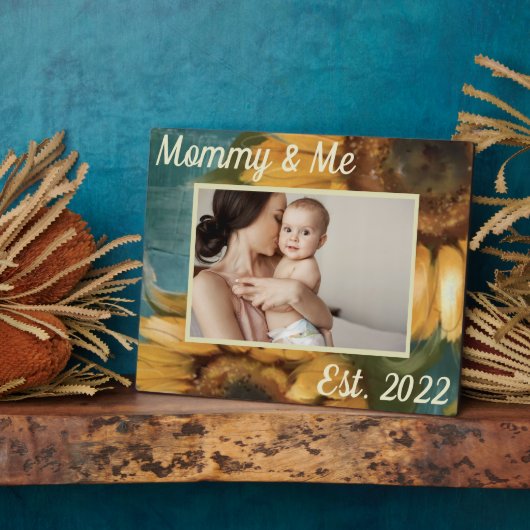 ニューマファースト・マザーズ・デイフレーム植物学素朴校 フォトプラーク (側面)