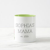 ニューママグカップ、葵の花 マグカップ (中央)