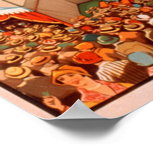 ニューマンの有名な魔法ロードテントショーのポスター ポスター (角)