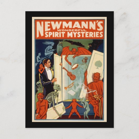 ニューマンの素晴らしい精神の謎 ポストカード (正面)