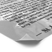 ニューマン目的プリント ポスター (角)