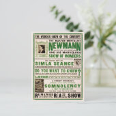 ニューマン: マスター・メンタルリスト、1930 ポストカード (スタンド正面)