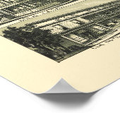 ニューマーティンズビルWVパノラママップ – 1899 ポスター (角)