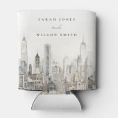 ニューミニマルヨークシティスカイラインウォーター結婚カラー 缶クーラー (裏面)