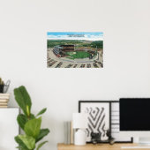 ニューミルウォーキーカウンティスタジアムの空中表示 ポスター (ホームオフィス)