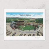 ニューミルウォーキーカウンティスタジアムの空中表示 ポストカード (正面)