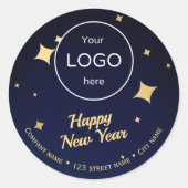 ニューミ年 NYE 企業ロゴ ステッカー (正面)