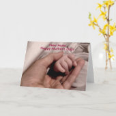 ニュームーム&ベビーハッピーマザーズデイ カード (黄色い花)