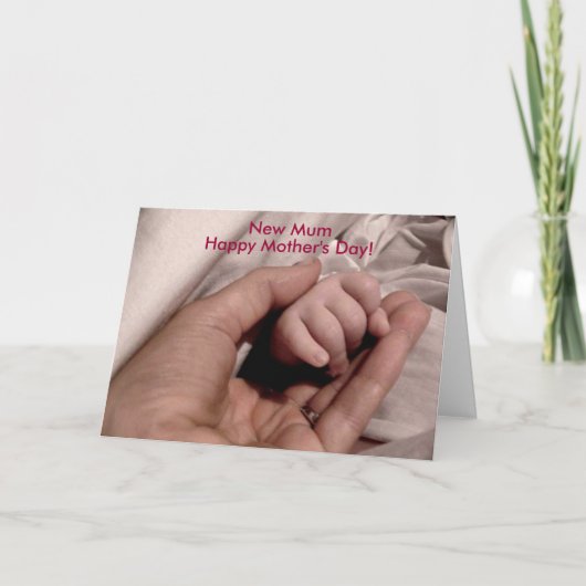 ニュームーム&ベビーハッピーマザーズデイ カード (正面)