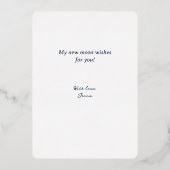 ニュームーン考えズ・オブ・ユー・シルバー 箔シーズンカード (裏面)