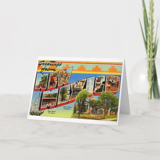 ニューメキシコからの挨拶 カード (正面)