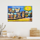 ニューメキシコからの挨拶 ポスター (キッチン)