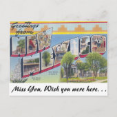 ニューメキシコからの挨拶 ポストカード (正面)