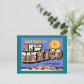 ニューメキシコからの挨拶 ポストカード (スタンド正面)