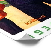 ニューメキシコとアリゾナロッキー、ヴィンテージ旅行 ポスター (角)