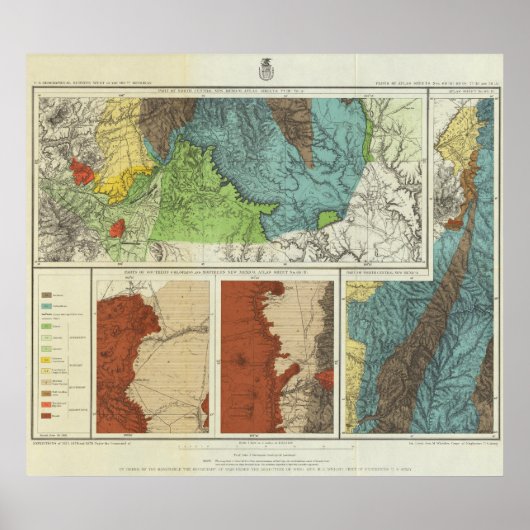 ニューメキシコとカラーデ ポスター (正面)