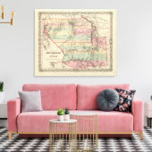 ニューメキシコとユタの領土 キャンバスプリント (インサイチュ (リビング))