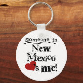 ニューメキシコにいる人は私を愛している キーホルダー (正面)
