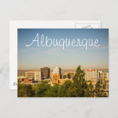ニューメキシコのアルバカーキシティ ポストカード (正面/裏面)