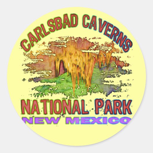 ニューメキシコのカールスバッド・カーヴァンス国立公園 ラウンドシール (正面)
