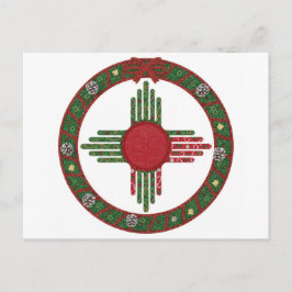 ニューメキシコのクリスマス インビテーションポストカード