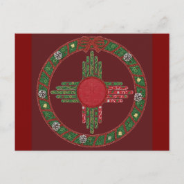 ニューメキシコのクリスマス インビテーションポストカード