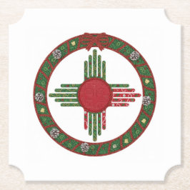 ニューメキシコのクリスマス ペーパーコースター