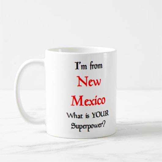 ニューメキシコのコーヒーマグ コーヒーマグカップ (左)